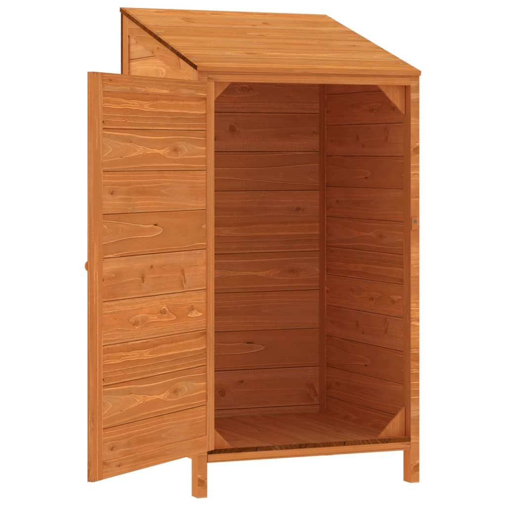 Tuinschuur 55x52x112 cm massief vurenhout bruin is nu te koop bij PeponiXL, paradijselijk wonen!