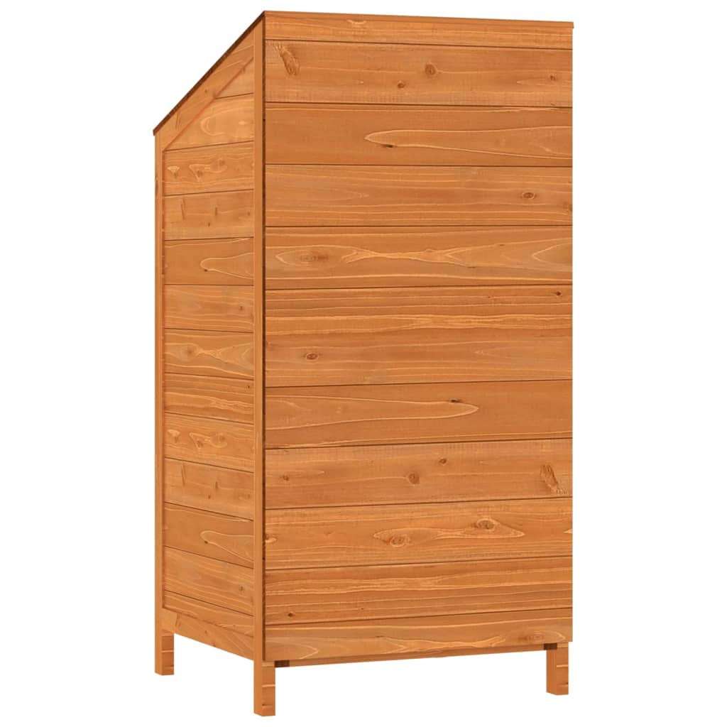 Tuinschuur 55x52x112 cm massief vurenhout bruin is nu te koop bij PeponiXL, paradijselijk wonen!