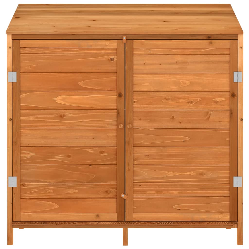 Tuinschuur 102x52x112 cm massief vurenhout bruin is nu te koop bij PeponiXL, paradijselijk wonen!