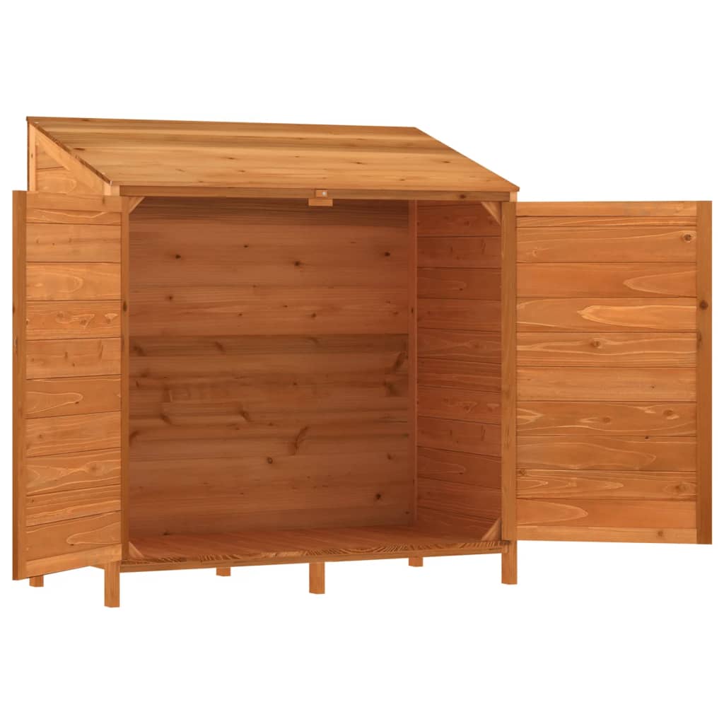 Tuinschuur 102x52x112 cm massief vurenhout bruin is nu te koop bij PeponiXL, paradijselijk wonen!