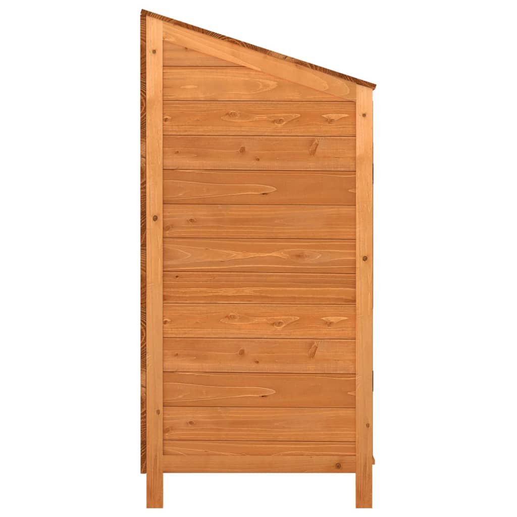 Tuinschuur 102x52x112 cm massief vurenhout bruin is nu te koop bij PeponiXL, paradijselijk wonen!