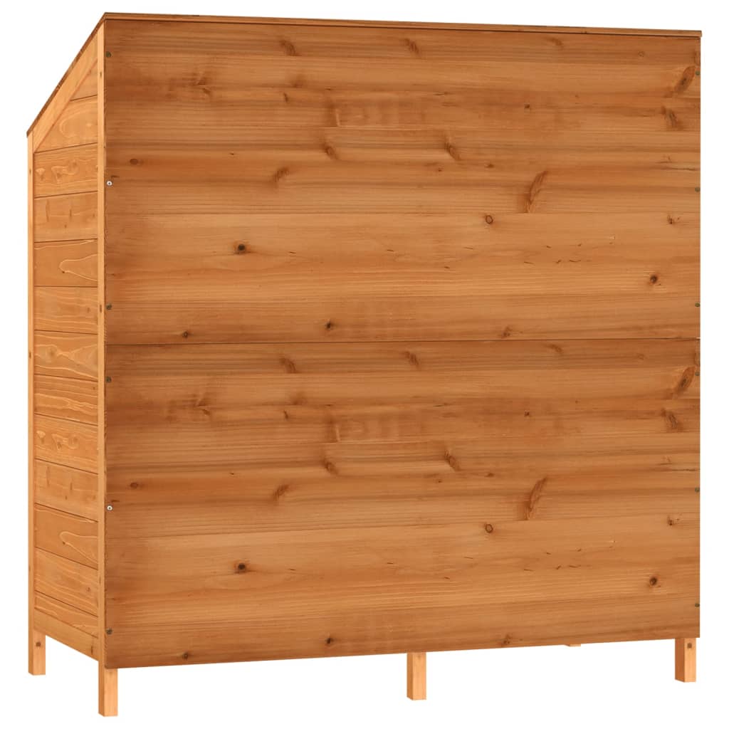 Tuinschuur 102x52x112 cm massief vurenhout bruin is nu te koop bij PeponiXL, paradijselijk wonen!