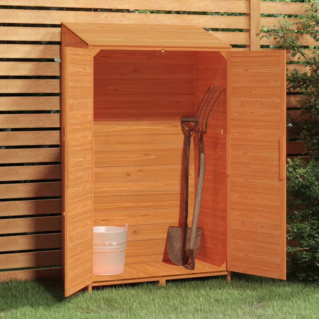 Tuinschuur 102x52x174,5 cm massief vurenhout bruin is nu te koop bij PeponiXL, paradijselijk wonen!