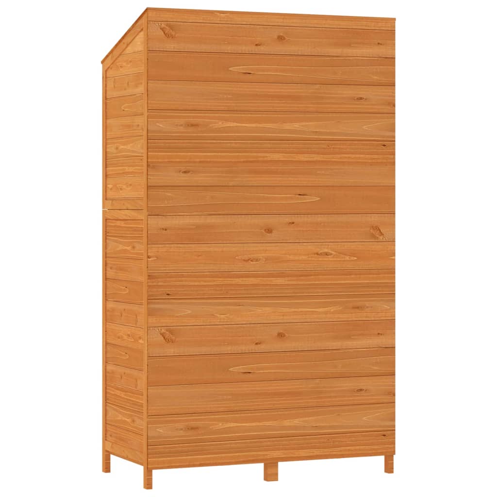 Tuinschuur 102x52x174,5 cm massief vurenhout bruin is nu te koop bij PeponiXL, paradijselijk wonen!