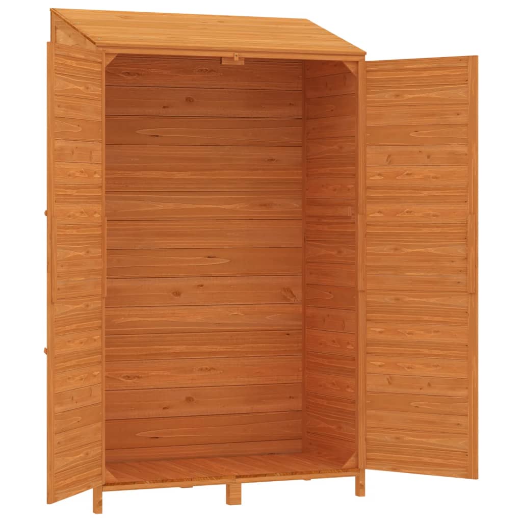 Tuinschuur 102x52x174,5 cm massief vurenhout bruin is nu te koop bij PeponiXL, paradijselijk wonen!