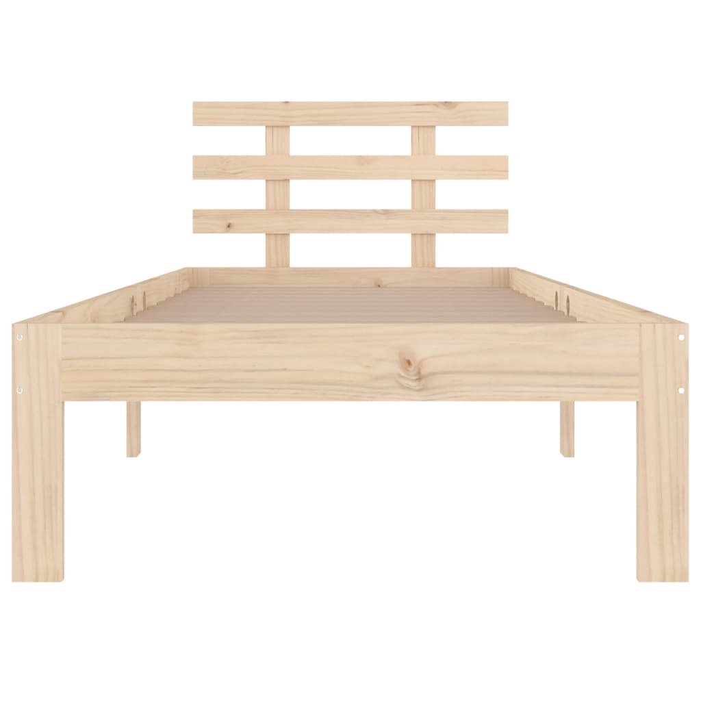 Bedframe massief hout 75x190 cm is nu te koop bij PeponiXL, paradijselijk wonen!