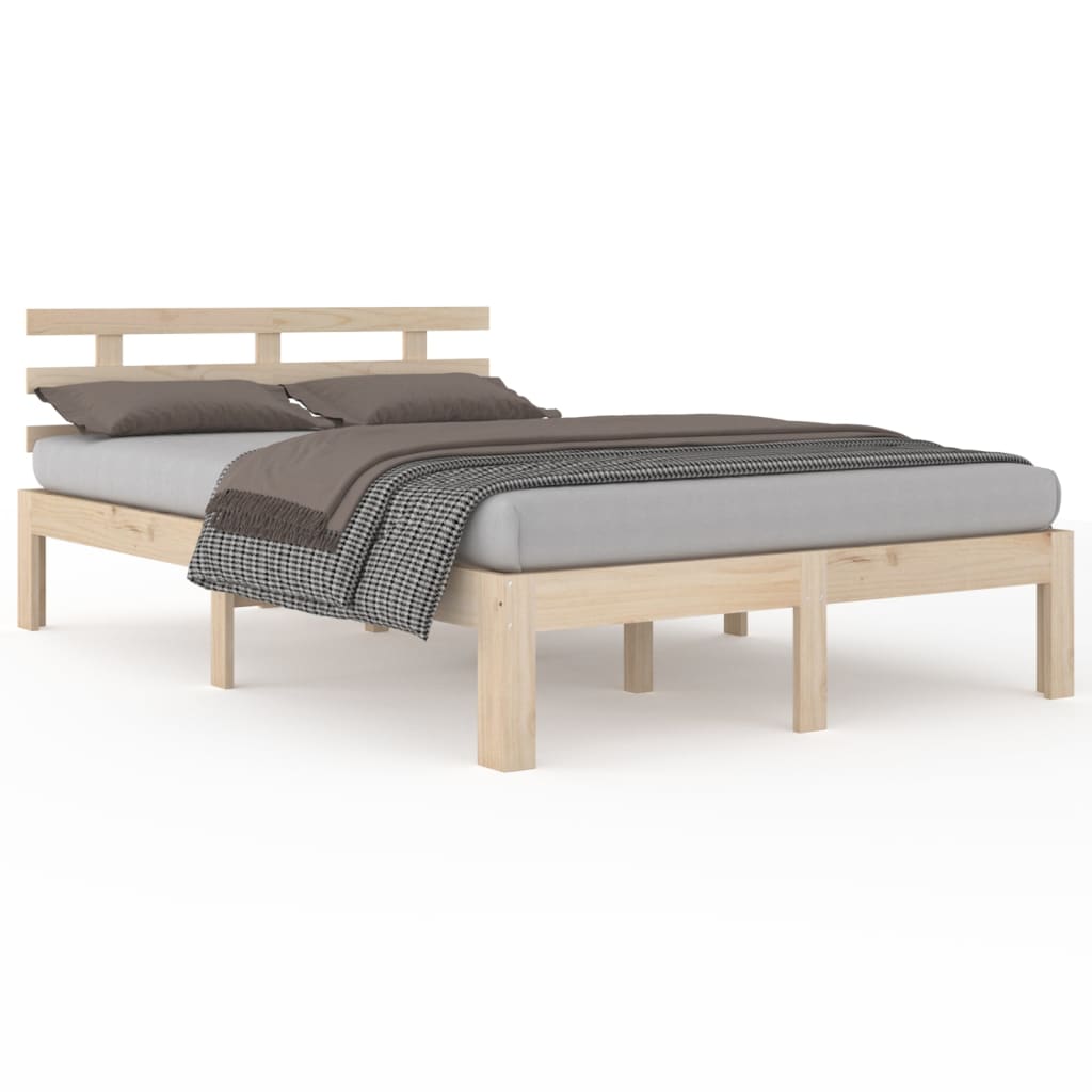 Bedframe massief hout 180x200 cm Super King Size is nu te koop bij PeponiXL, paradijselijk wonen!