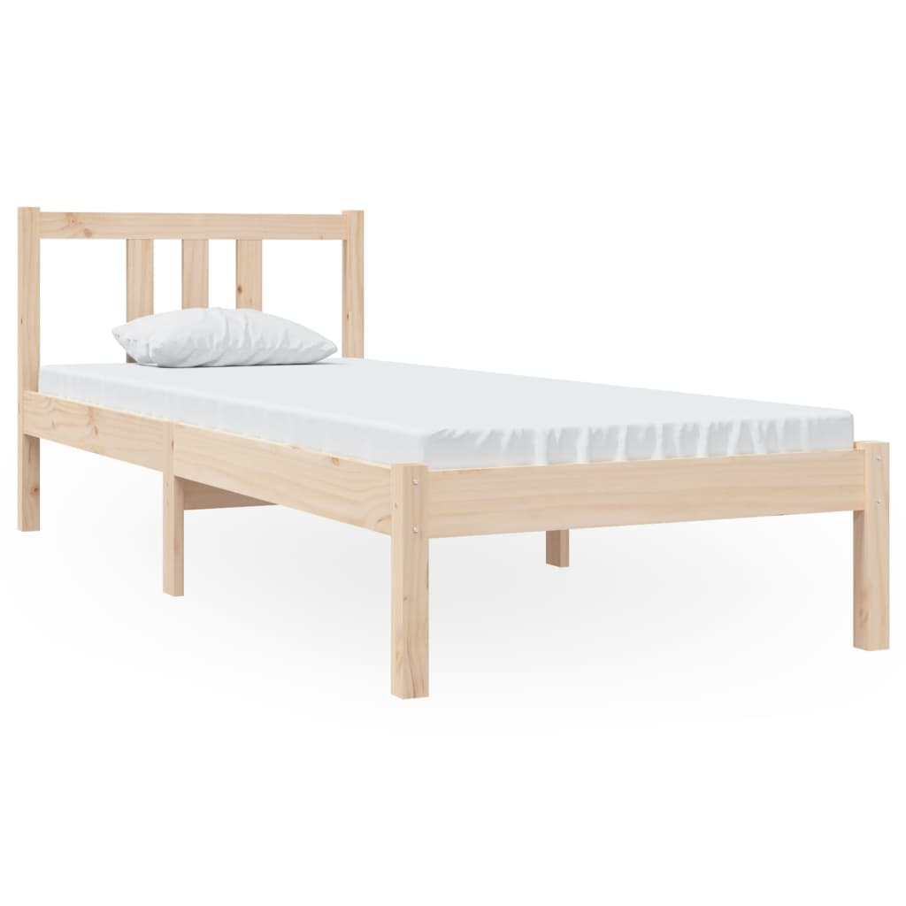 Bedframe massief hout 75x190 cm is nu te koop bij PeponiXL, paradijselijk wonen!