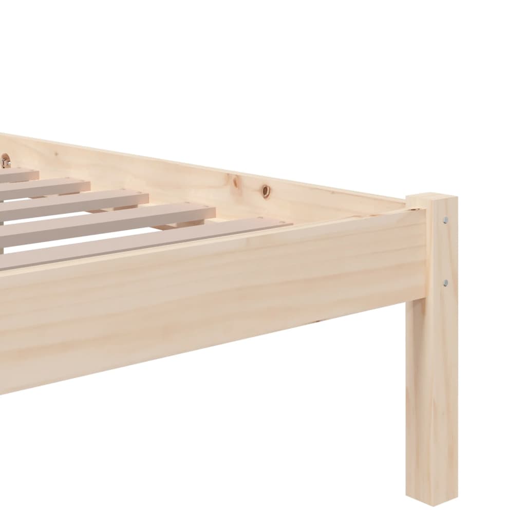 Bedframe massief hout 75x190 cm is nu te koop bij PeponiXL, paradijselijk wonen!