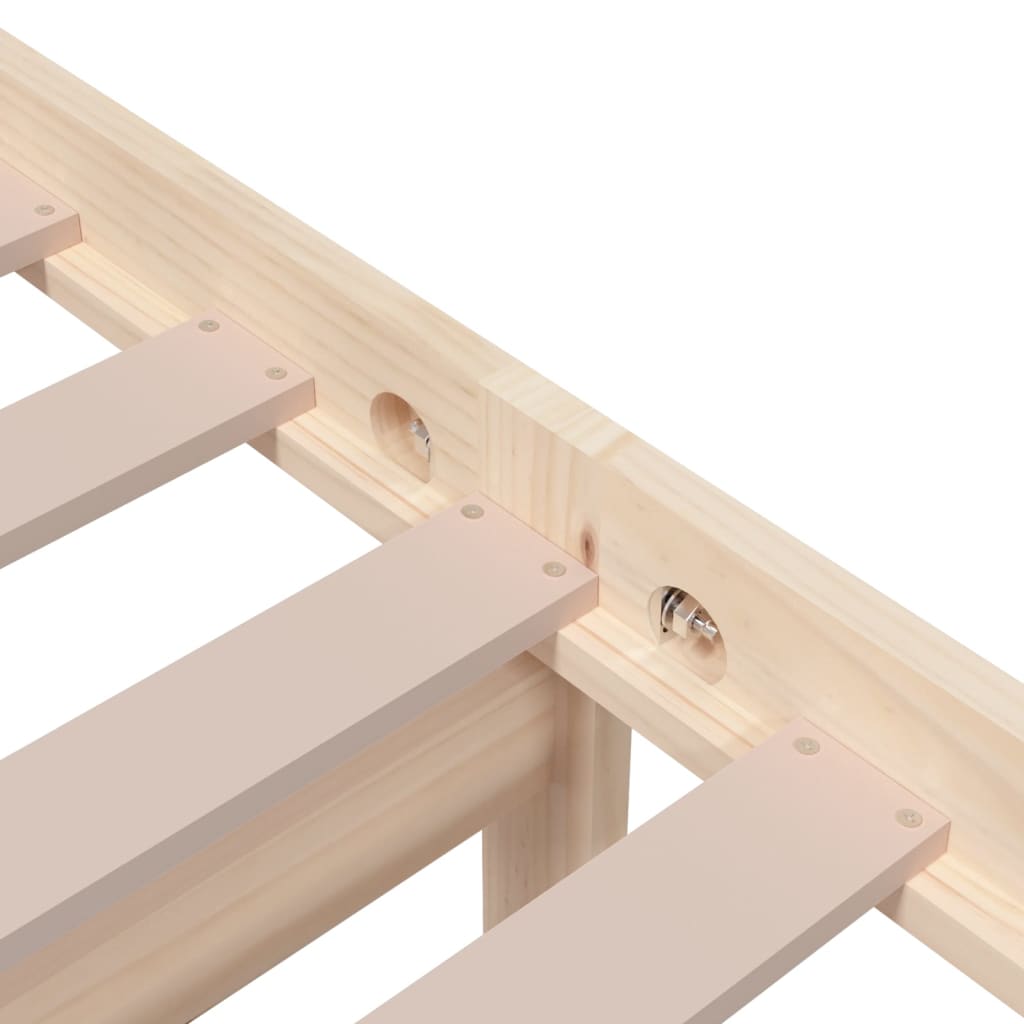 Bedframe massief hout 75x190 cm is nu te koop bij PeponiXL, paradijselijk wonen!