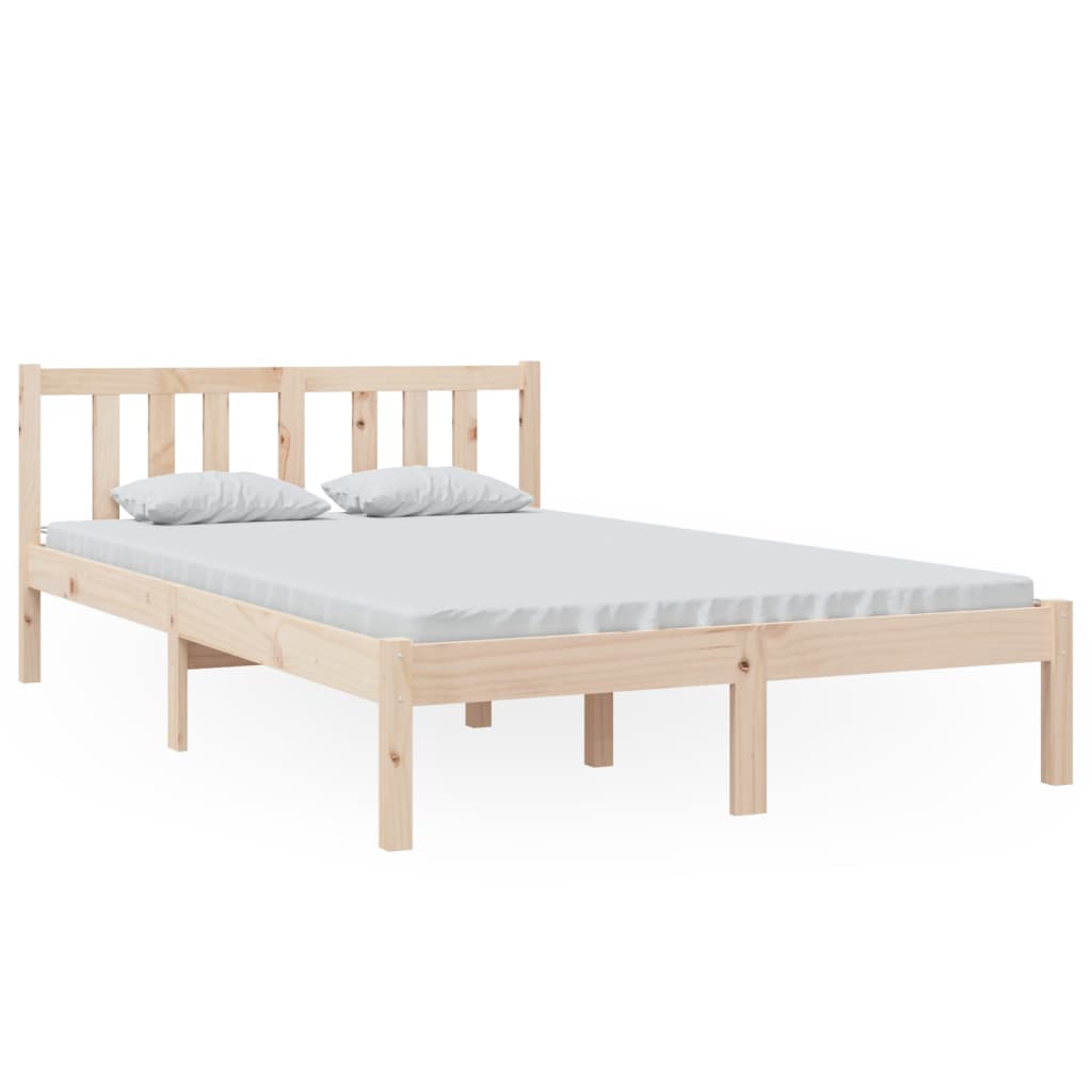 Bedframe zonder matras massief hout 120x200 cm is nu te koop bij PeponiXL, paradijselijk wonen!