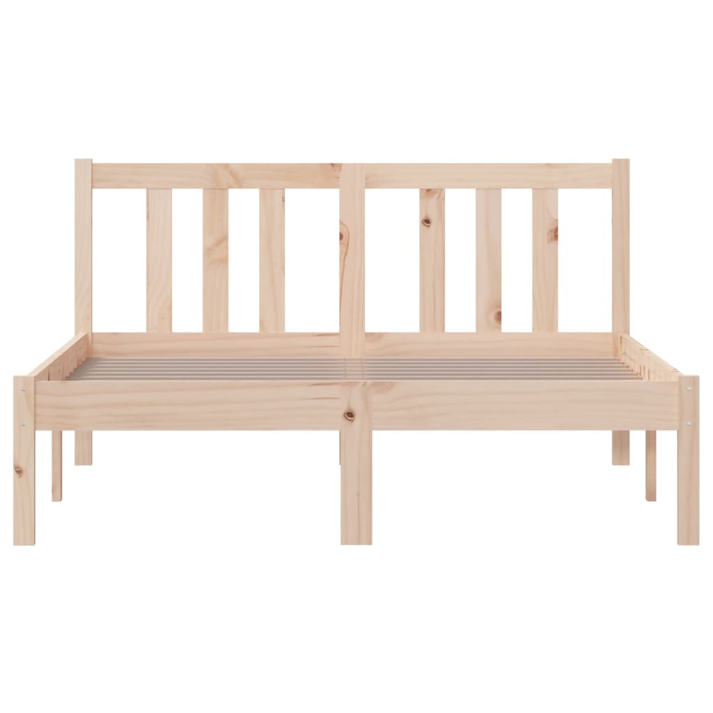 Bedframe zonder matras massief hout 120x200 cm is nu te koop bij PeponiXL, paradijselijk wonen!