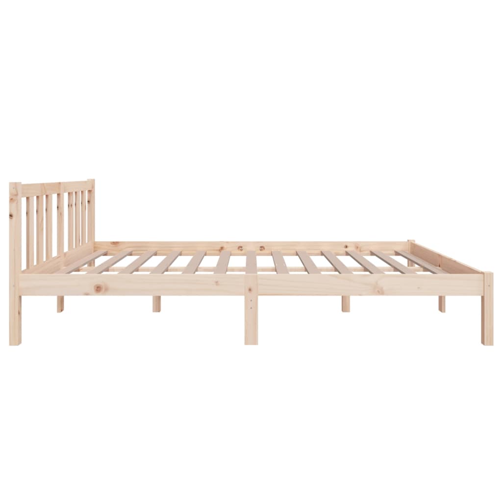 Bedframe zonder matras massief hout 120x200 cm is nu te koop bij PeponiXL, paradijselijk wonen!