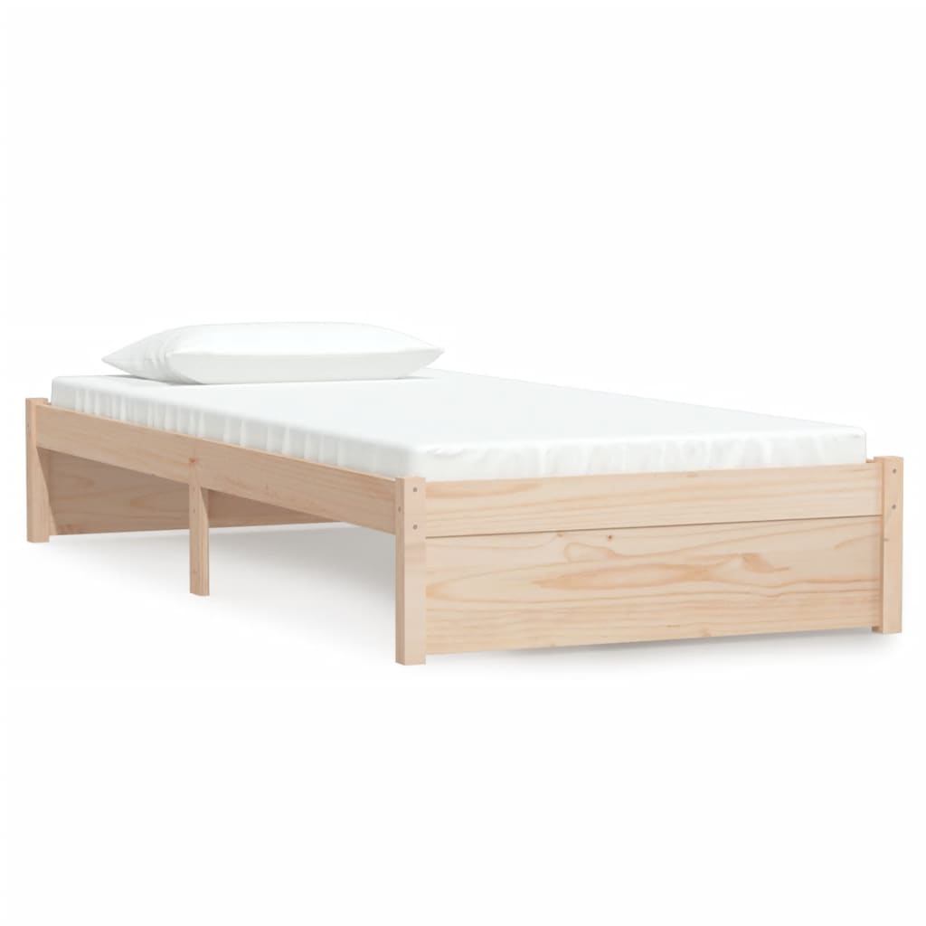Bedframe massief hout 90x200 cm is nu te koop bij PeponiXL, paradijselijk wonen!