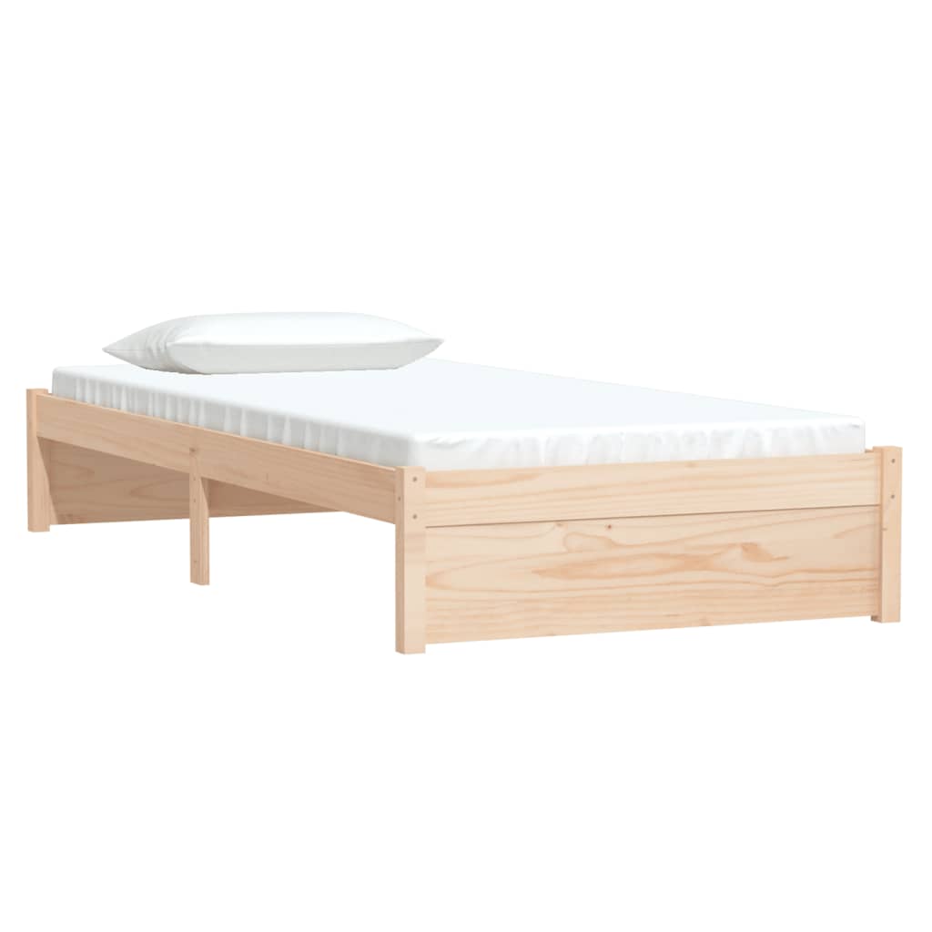 Bedframe massief hout 90x200 cm is nu te koop bij PeponiXL, paradijselijk wonen!