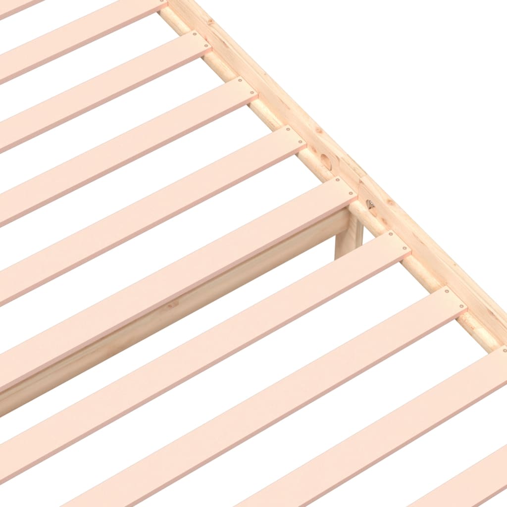 Bedframe massief hout 90x200 cm is nu te koop bij PeponiXL, paradijselijk wonen!