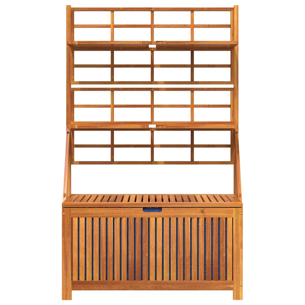 Opbergbox met latwerk 99x50x160 cm massief acaciahout is nu te koop bij PeponiXL, paradijselijk wonen!