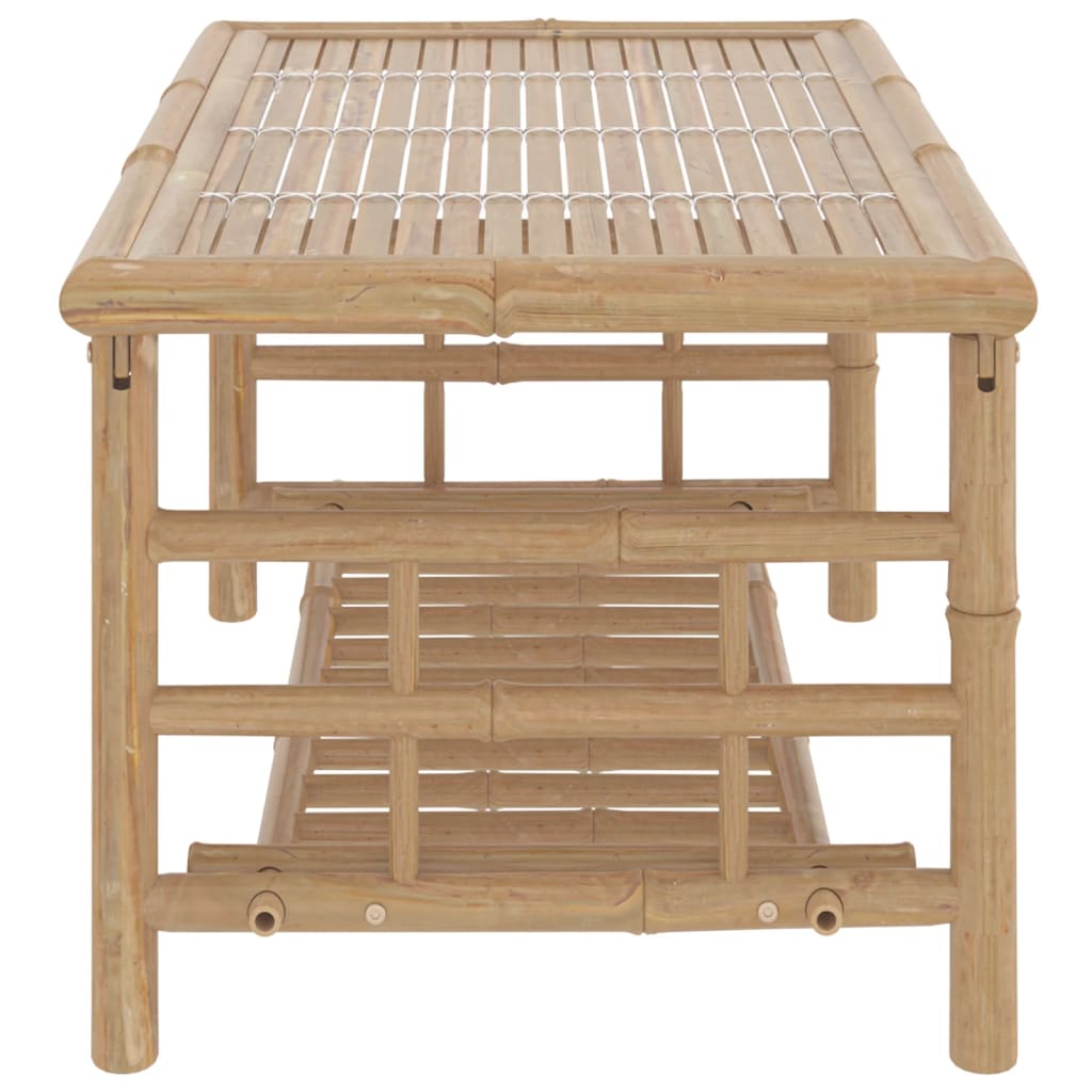 2-delige Loungeset met kussens bamboe donkergrijs is nu te koop bij PeponiXL, paradijselijk wonen!
