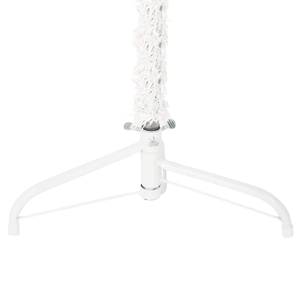 Kunstkerstboom half met standaard smal 210 cm wit is nu te koop bij PeponiXL, paradijselijk wonen!