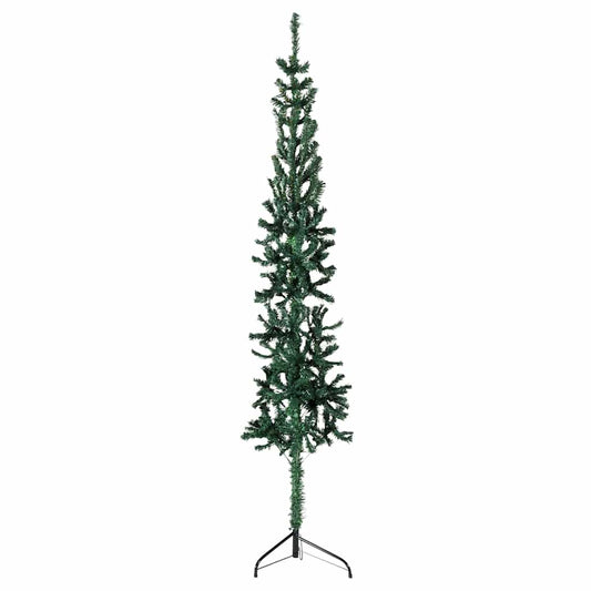 Kunstkerstboom half met standaard smal 120 cm groen is nu te koop bij PeponiXL, paradijselijk wonen!