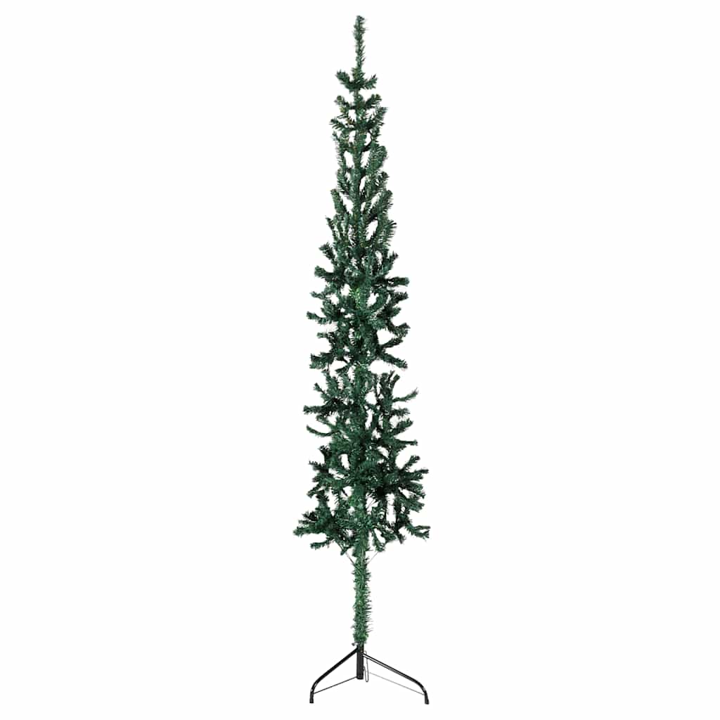 Kunstkerstboom half met standaard smal 150 cm groen is nu te koop bij PeponiXL, paradijselijk wonen!
