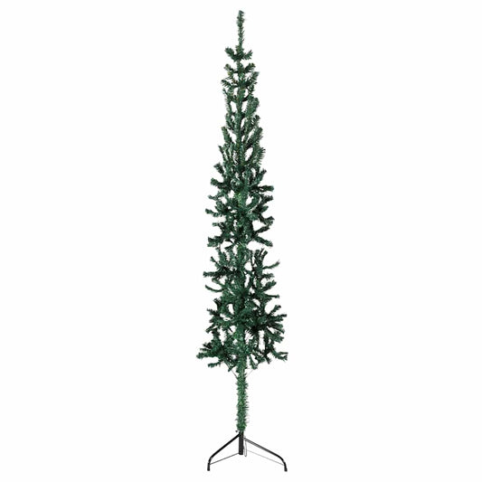 Kunstkerstboom half met standaard smal 150 cm groen is nu te koop bij PeponiXL, paradijselijk wonen!