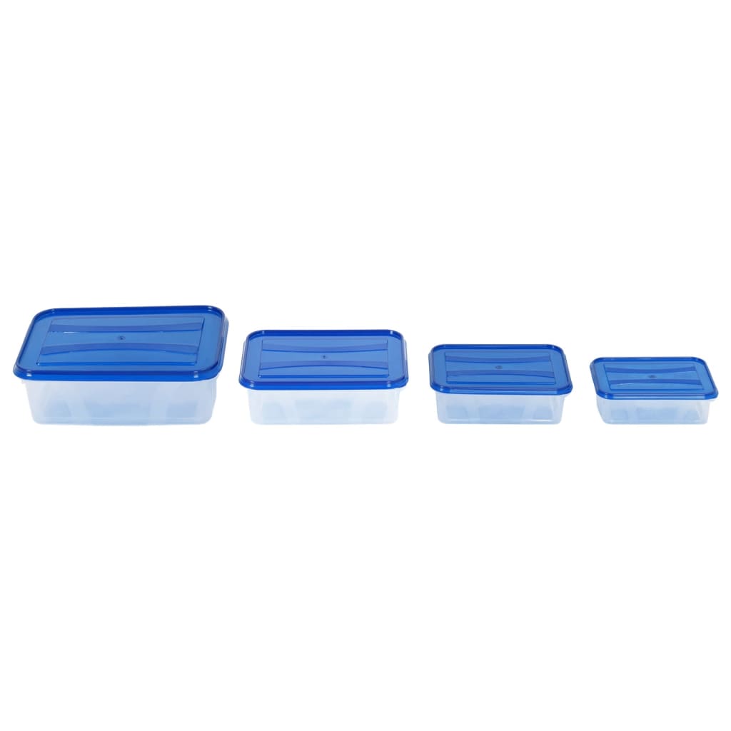 Voedselopbergcontainers 16 st met deksels polypropeen