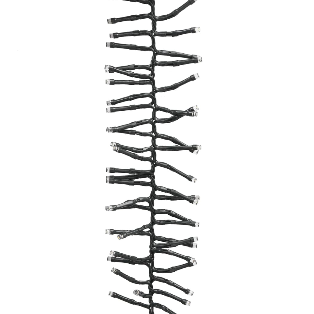 Lichtslinger cluster met 400 LED's warmwit 7,4 m PVC is nu te koop bij PeponiXL, paradijselijk wonen!