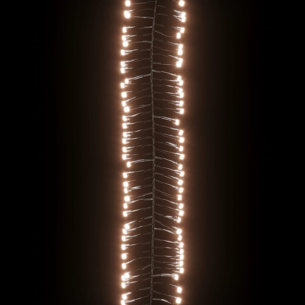 Lichtslinger cluster met 1000 LED's warmwit PVC is nu te koop bij PeponiXL, paradijselijk wonen!