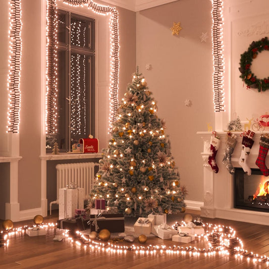 Lichtslinger cluster met 2000 LED's warmwit PVC is nu te koop bij PeponiXL, paradijselijk wonen!