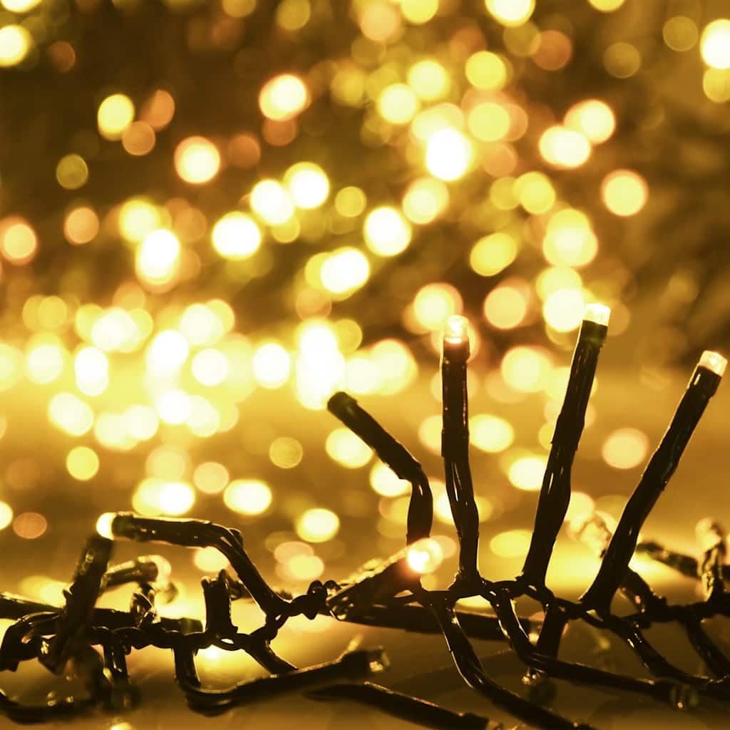 Lichtslinger cluster met 3000 LED's warmwit 23 m PVC is nu te koop bij PeponiXL, paradijselijk wonen!