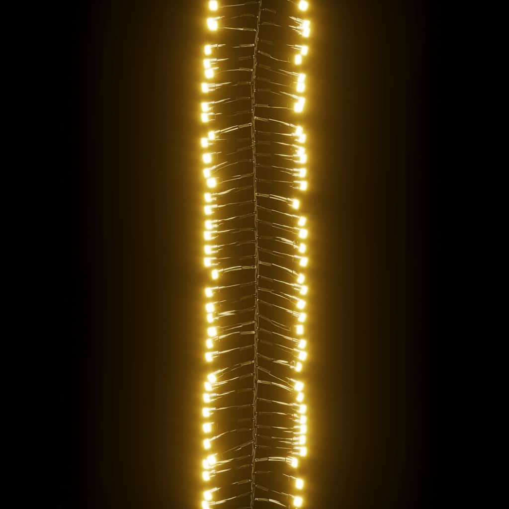 Lichtslinger cluster met 3000 LED's warmwit 23 m PVC is nu te koop bij PeponiXL, paradijselijk wonen!