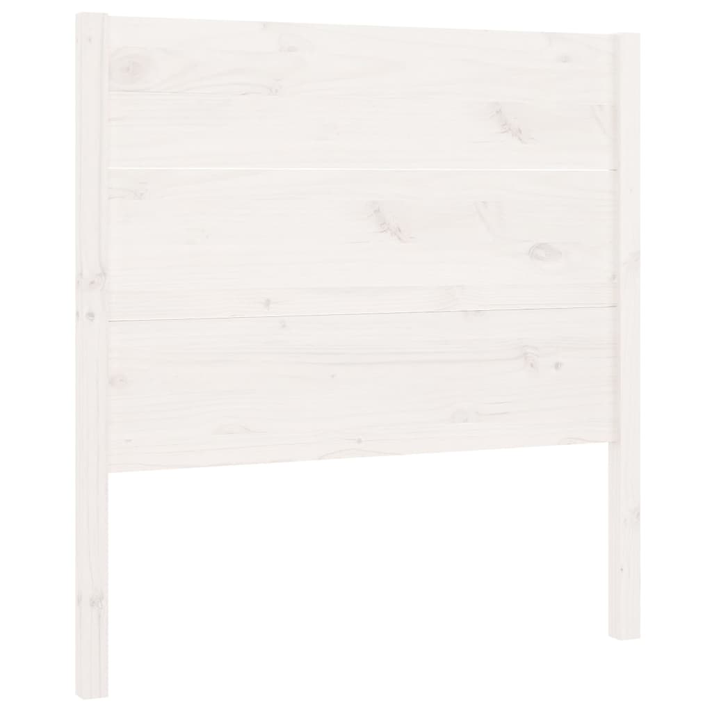Hoofdbord 106x4x100 cm massief grenenhout wit is nu te koop bij PeponiXL, paradijselijk wonen!