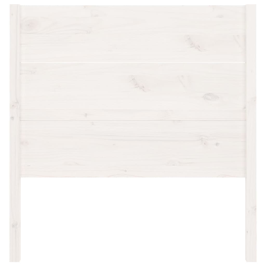 Hoofdbord 106x4x100 cm massief grenenhout wit is nu te koop bij PeponiXL, paradijselijk wonen!