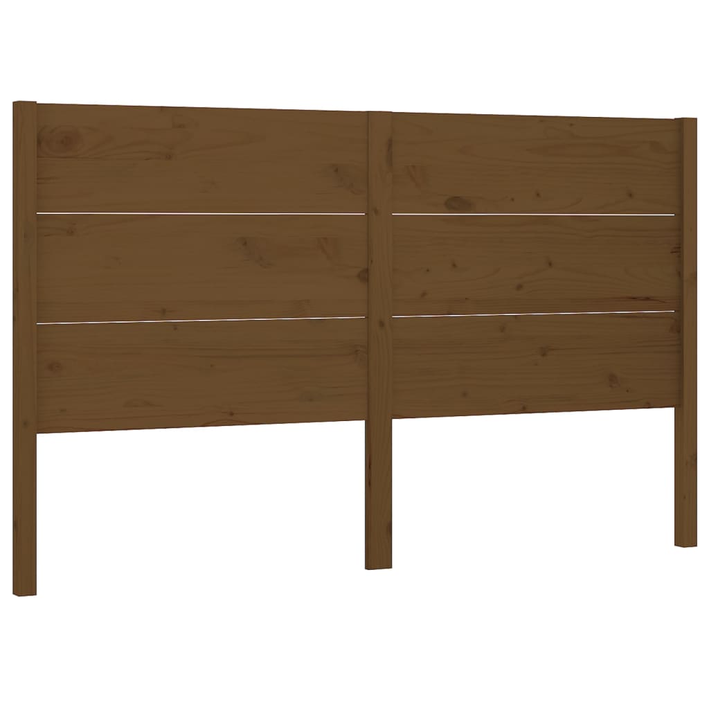 Hoofdbord 126x4x100 cm massief grenenhout honingbruin is nu te koop bij PeponiXL, paradijselijk wonen!