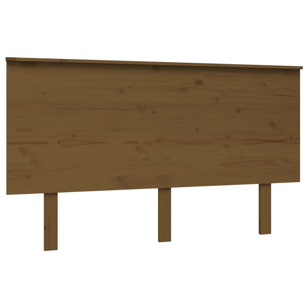 Hoofdbord 139x6x82,5 cm massief grenenhout honingbruin is nu te koop bij PeponiXL, paradijselijk wonen!
