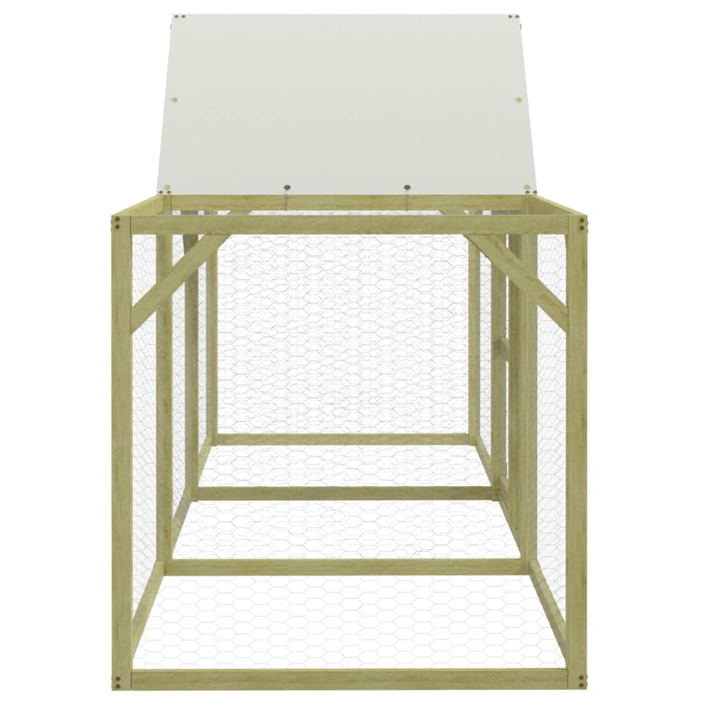 Kippenhok 300x100x150 cm geïmpregneerd massief grenenhout is nu te koop bij PeponiXL, paradijselijk wonen!