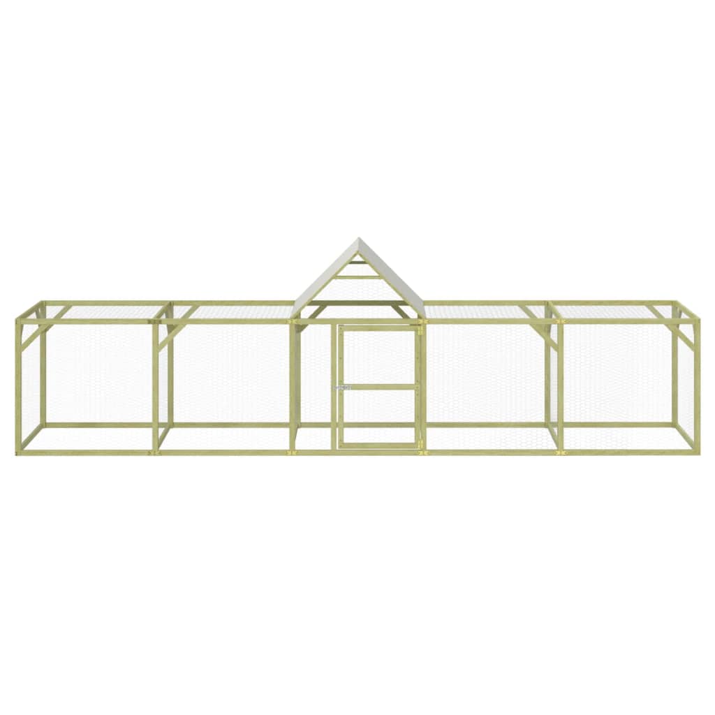 Kippenhok 500x100x150 cm geïmpregneerd massief grenenhout is nu te koop bij PeponiXL, paradijselijk wonen!