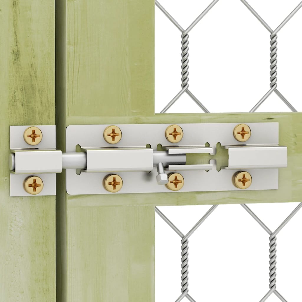 Kippenhok 200x400x200 cm geïmpregneerd massief grenenhout is nu te koop bij PeponiXL, paradijselijk wonen!