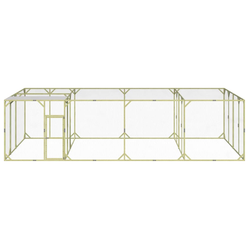 Kippenhok 800x400x200 cm geïmpregneerd massief grenenhout is nu te koop bij PeponiXL, paradijselijk wonen!