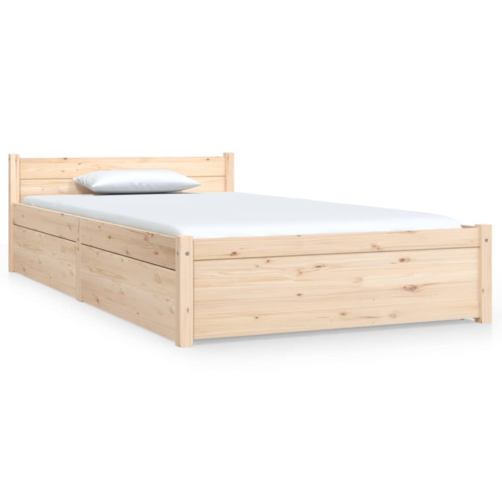Bedframe met lades 90x190 cm is nu te koop bij PeponiXL, paradijselijk wonen!