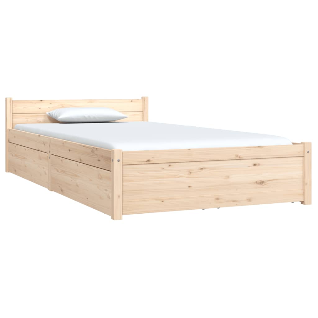 Bedframe met lades 90x200 cm is nu te koop bij PeponiXL, paradijselijk wonen!