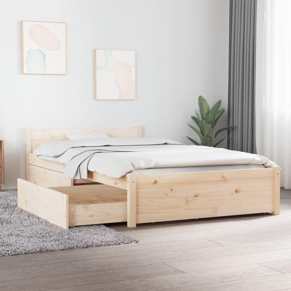 Bedframe met lades 90x200 cm is nu te koop bij PeponiXL, paradijselijk wonen!