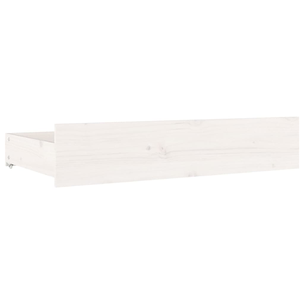 Bedframe met lades wit 135x190 cm is nu te koop bij PeponiXL, paradijselijk wonen!
