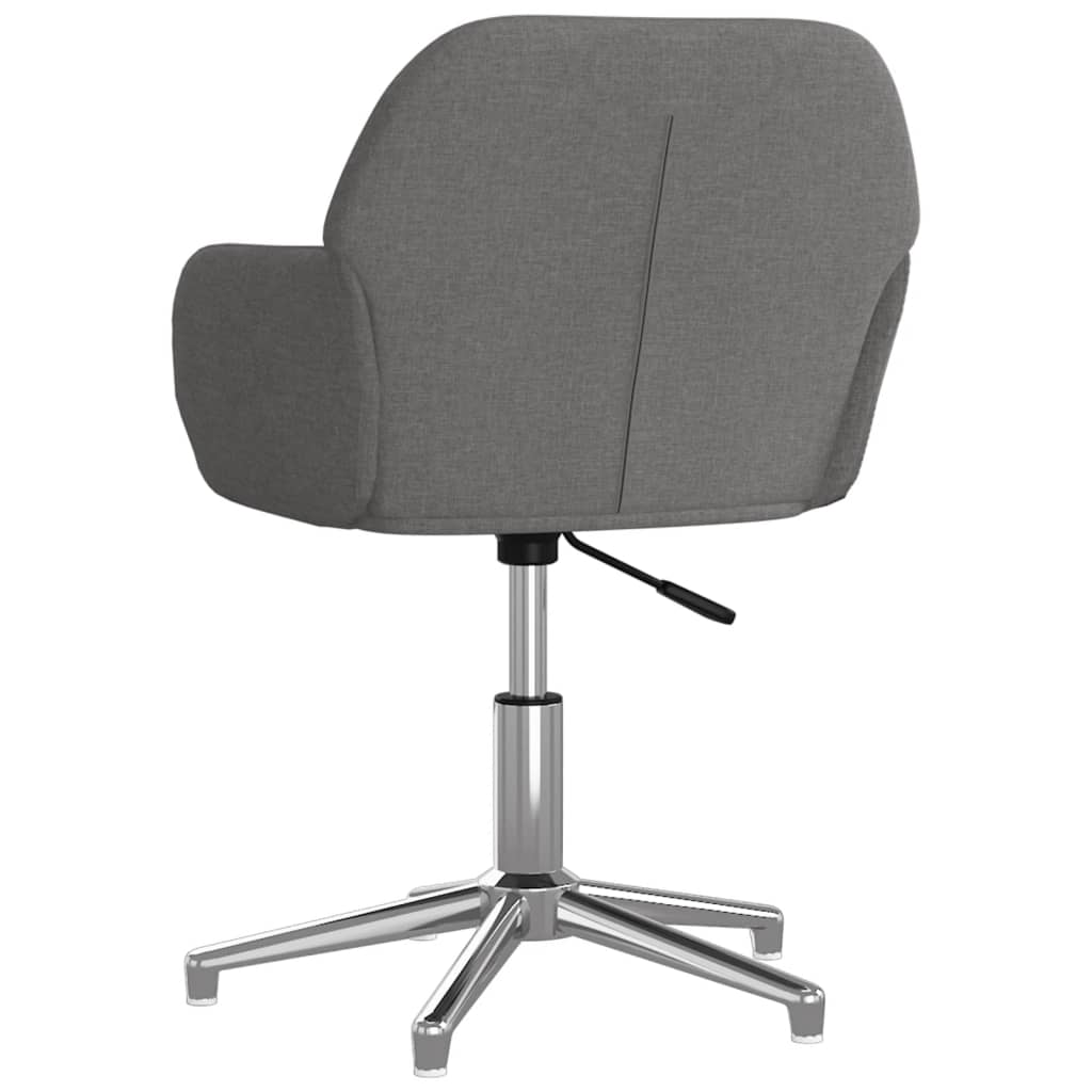 Eetkamerstoelen draaibaar 2 st stof lichtgrijs is nu te koop bij PeponiXL, paradijselijk wonen!