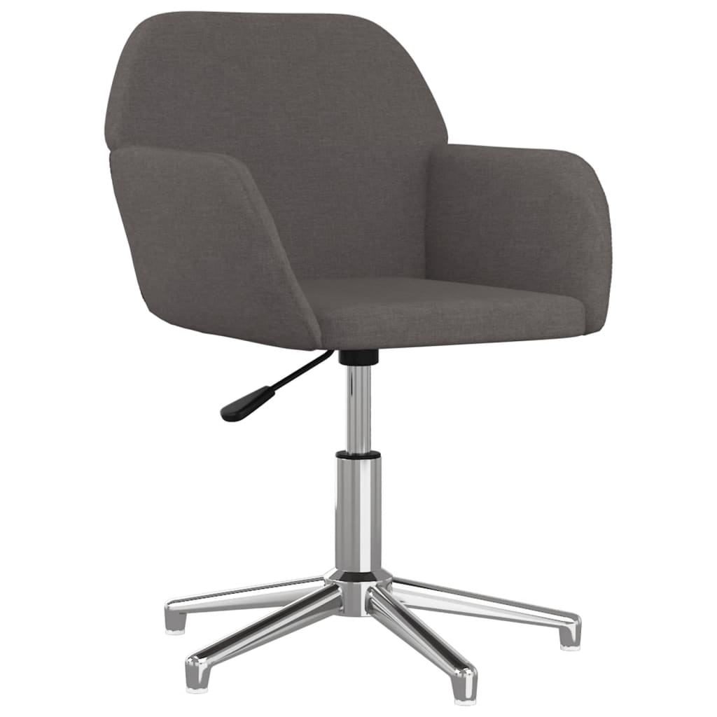 Eetkamerstoelen draaibaar 2 st stof donkergrijs is nu te koop bij PeponiXL, paradijselijk wonen!