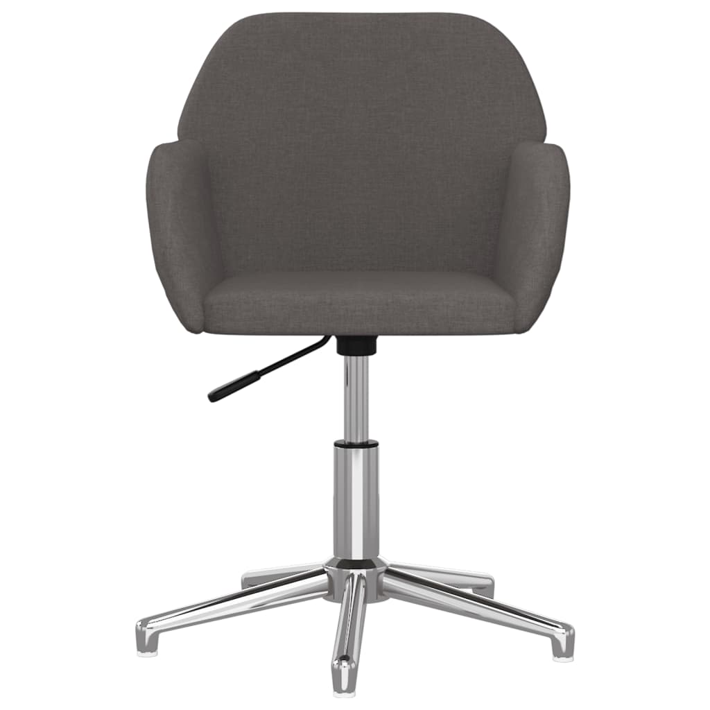Eetkamerstoelen draaibaar 2 st stof donkergrijs is nu te koop bij PeponiXL, paradijselijk wonen!