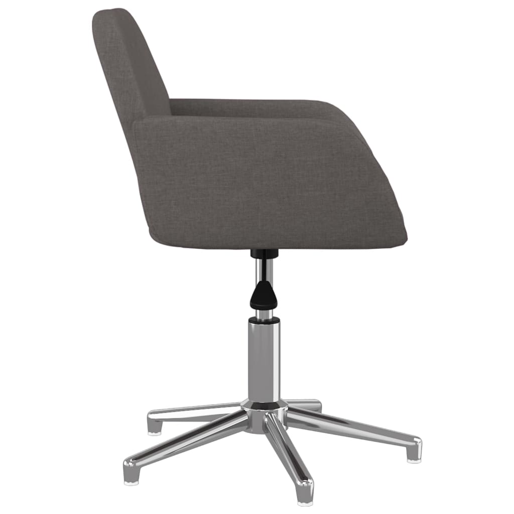 Eetkamerstoelen draaibaar 2 st stof donkergrijs is nu te koop bij PeponiXL, paradijselijk wonen!