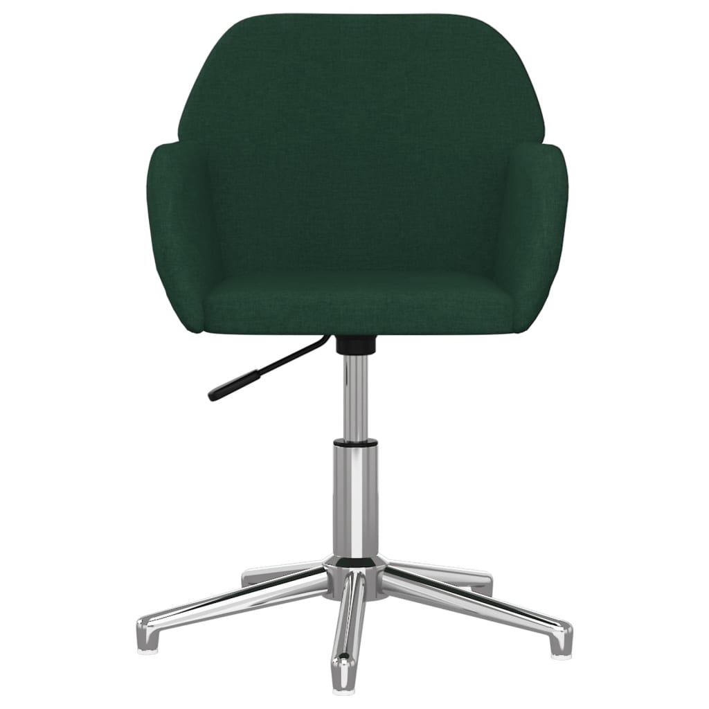 Eetkamerstoelen draaibaar 2 st stof donkergroen is nu te koop bij PeponiXL, paradijselijk wonen!