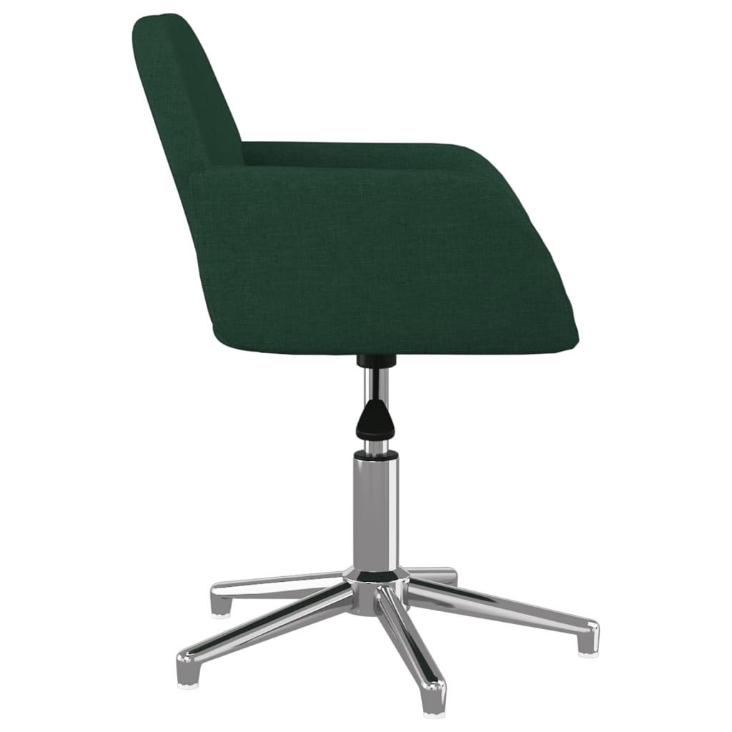 Eetkamerstoelen draaibaar 2 st stof donkergroen is nu te koop bij PeponiXL, paradijselijk wonen!